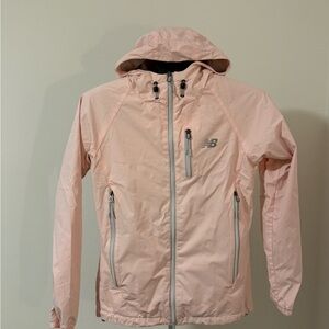 New Balance Light Pink Hooded Windbreaker